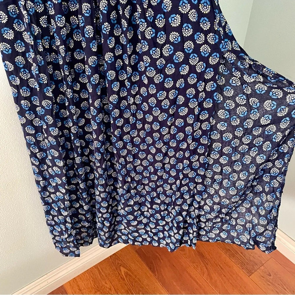 Loft Beach strapless blue oceanic maxi dress size medium - Picture 4 of 10